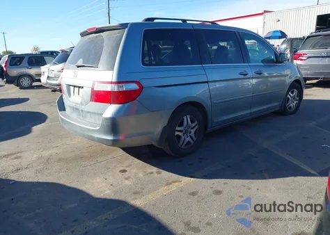 2007 Honda Odyssey Ex-L из США, поврежденный, VIN 5FNRL387X7B002755